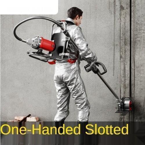 220V Grooving Machine One-Time Forming Dust-Free Engineering Wall Automatic Cutting Machine Wall Opening and Slotting Artifact