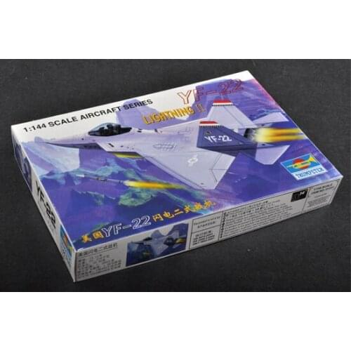 TRUMPETER Model 01331 1/144 Scale Airplane YF-22 LIGHTNING Assembly Model Building Scale Airplane Model Kits