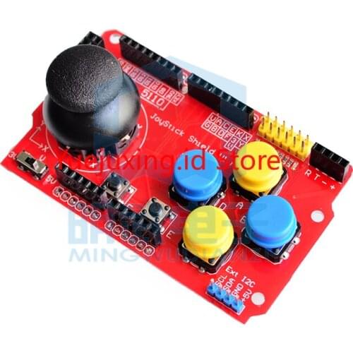Simulation of keyboard and mouse function by JoyStick Shield game rocker expansion board