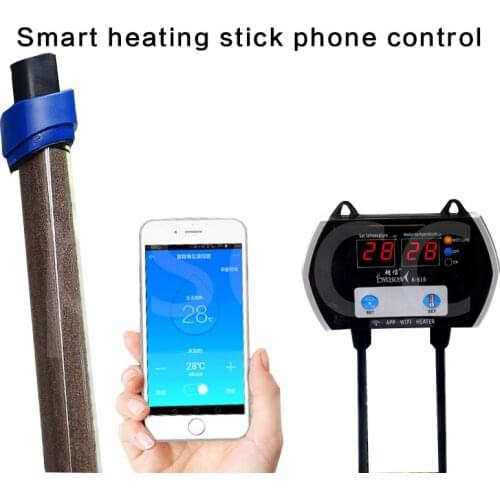 Fish tank heating rod . WiFi remote control over temperature protection of high power heater