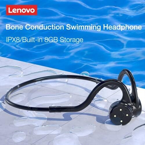 Lenovo Bone conduction Headphone Sport Running Swimming Waterproof Bluetooth Headset X3 X4 X5 Wireless Earphone With Mic