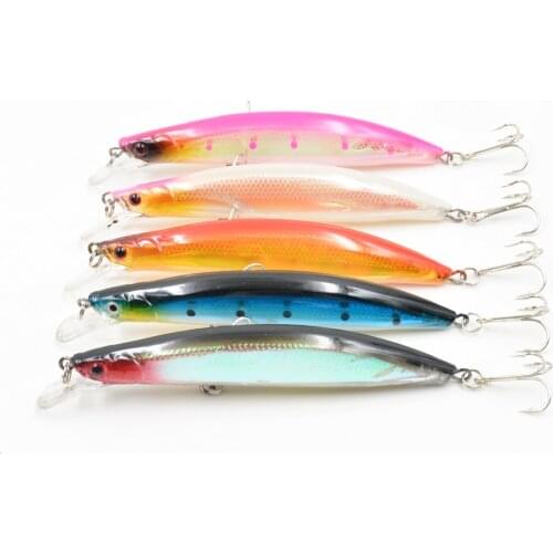 1Pcs Floating Laser Minnow Wobbler Fishing Lure 11.5cm 12.6g 3D Eyes Crankbait Pesca Isca Artificial Bait tackle peche
