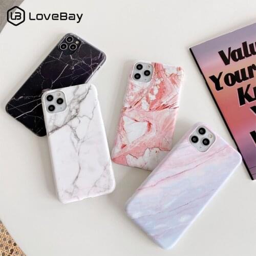 Marble Case For iPhone 11 12 Mini Pro Max 7 8 Plus SE 2020 X XS XR Granite Stone Retro Phone Case Soft IMD Back Cover Protection