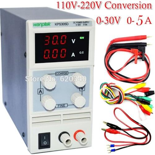 Voltage Regulators KPS305D 30V 5A Switch laboratory DC power supply 0.1V 0.01A Digital Display adjustable Mini DC Power Supply