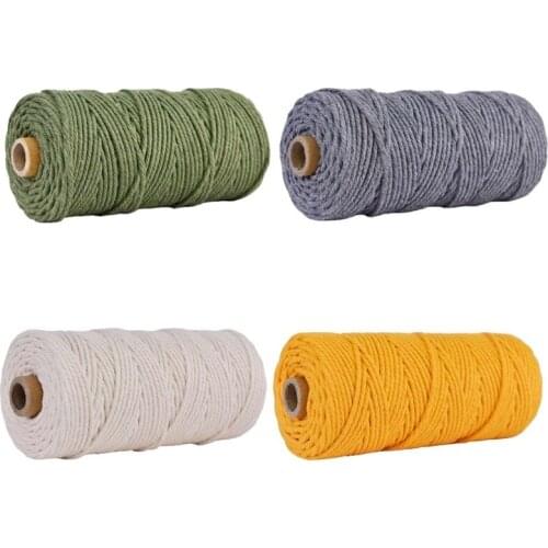 DIY Knitting Plant Hangers Christmas Wedding Décor Macrame Cord 3mm 109 Yards