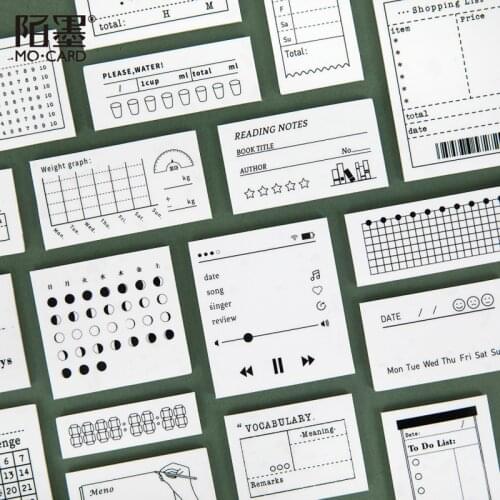 Vintage Payment List Count Down Time Plan Stamp DIY Sponge Rubber Stamps for Scrapbooking Stationery Scrapbooking Standard Stamp