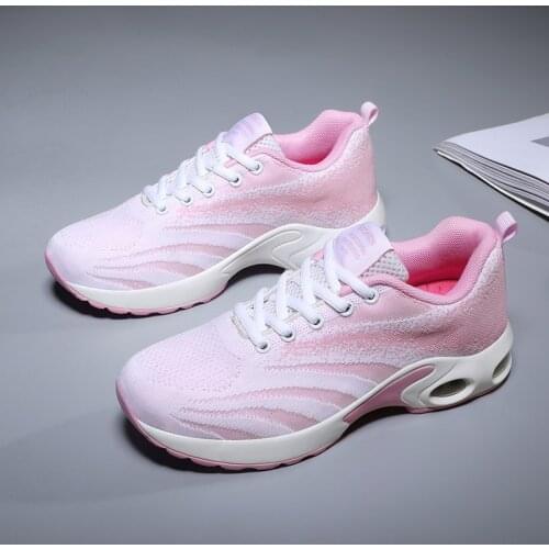 35-42 Large Size Casual Sports Womens Shoes Fashion Summer 2021 Vulcanized Rubber Eva Mix Color Air Cushion Sneakers Platform