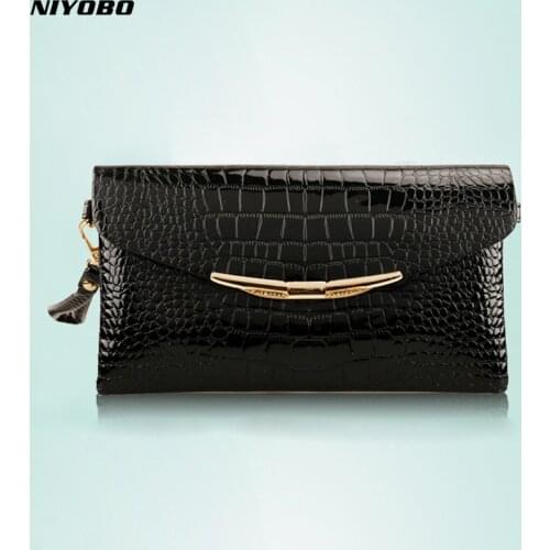 Genuine Leather Women Clutch Bags 2018 Cowhide Purse Evening Party Handbags Ladies Small Shoulder Bags PT1067