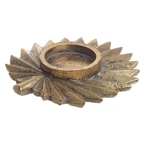 Biev Gold Candle holder 12 X13X6