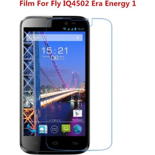 1/2/5/10 Pcs Ultra Thin Clear HD LCD Screen Protector Film With Cleaning Cloth Film For Fly IQ4502 Era Energy 1