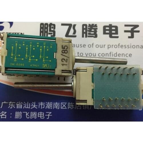 1PCS Original American FEME ITALY 5920-NC small precision instrument band switch rotary switch 4 knife 2 gear