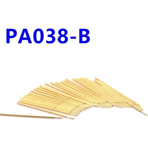 100 / PCS PA038-B Spring Test Probe Convenient And Durable Metal Probe Detection Needle Cover Length 15mm Needle Seat Spring