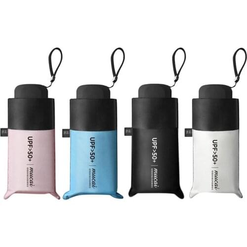 Anti-UV Sun Umbrella Rain Women Mens Gifts Parasol Mini 5 Folding Sun Umbrella Kids Pocket Briefcase Suitcase or Kids QZH015