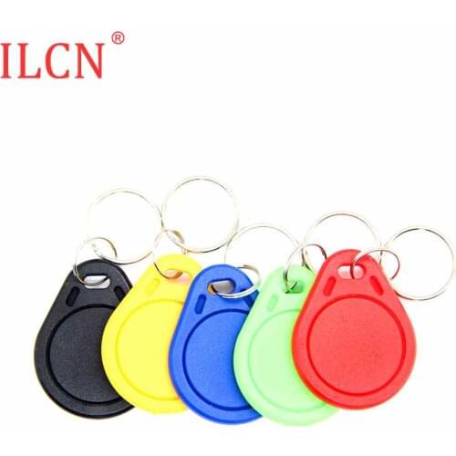 125khz ID Writable Rewritable Keyfobs RFID Tag Key Ring Fob Chain EM4305 EM4205 Keychain Access Control Multiple Choices 100pcs