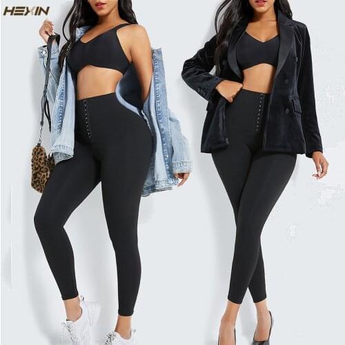 Sweat Sauna Pants High Waist Compression Tights Sports Pants Waist Trainer Shapewear Push Up Yoga Fitness Leggings Body Shaper