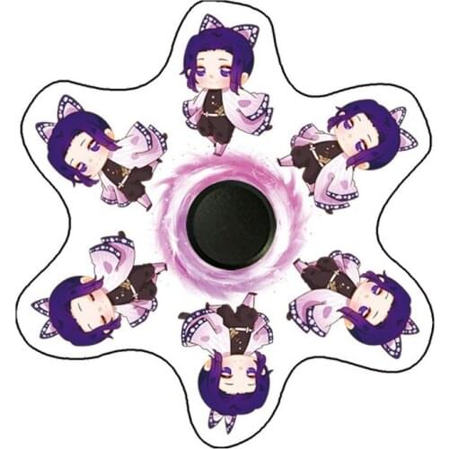 Demon Slayer Fidget Spinner Gyro Bearing Mute Giftscutegift Anime Cosplay New Adult Kids Relief Stress Rotating Fingertip Toys