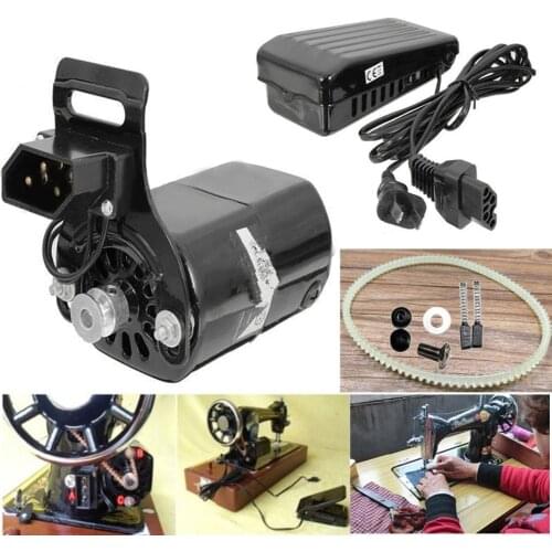 0.9 Amps 180W Domestic Household Sewing Machine Motor 220V 8000 RPM With Foot Pedal Controller Speed Pedal