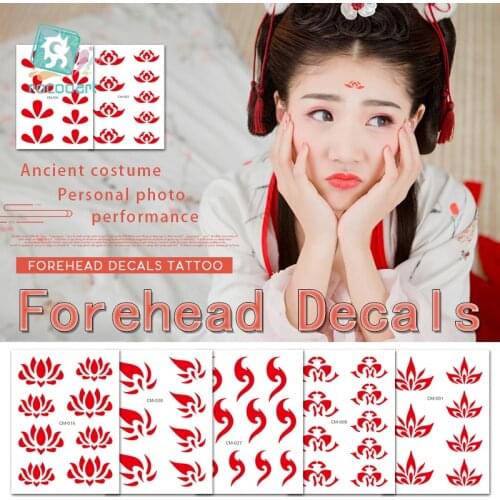 Bindi India Sticker Face Jewels Tatoo Forehead Temporary Tattoo Sticker Actress Make Up Tatuaje Festival Taty Party Tatouage