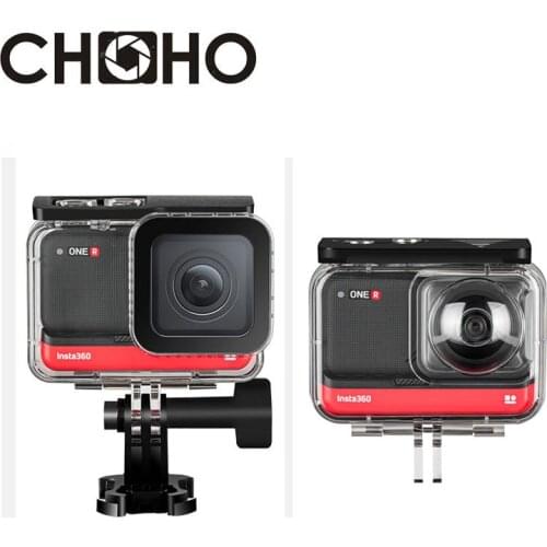 Insta360 One R Accessories 40M Underwater Housing Waterproof Case Lens Cover Protector Shell for Insta360 ONE R 4K 360 Edition