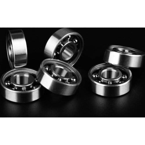 10Pcs Ceramic Center Bearing Fidget Hand Spinner Toy Bearing Steel High Speed Ball Bearings Profession 608 Hybrid Durable