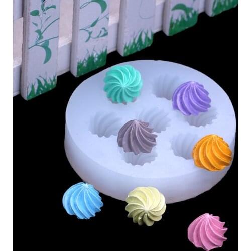 Cream biscuit silicone mold fondant cake plaster mold 17-255