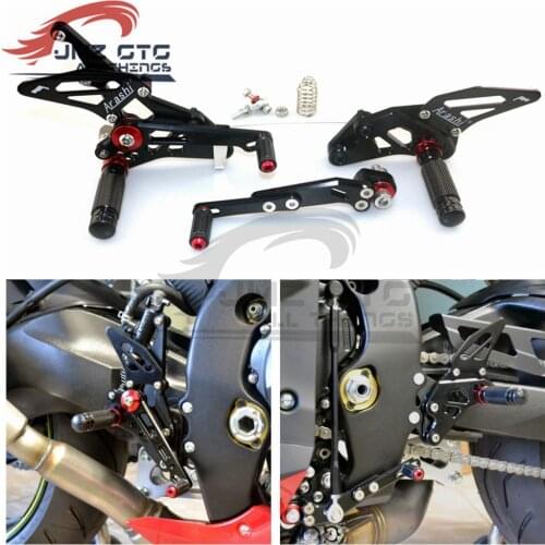 Motorcycle CNC Adjustable Rear Set Rearsets Footrest Foot Rest For SUZUKI GSXR1000 2009 2010 2011 2012 2013 2014 2015 2016