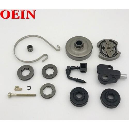 Clutch Drum Bearing Sprocket Rim Oil Pump Kit Fit For PARTNER 350 351Adjuster Brake Band Oil Seal Needle Bearing Chainsaw Parts