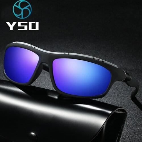 YSO New Men Sunglasses Brand Designer Sunglasses For Men Vintage Aluminum Polarized Sunglasses Driving Eyewear