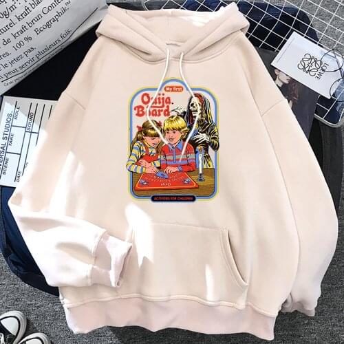 My First Ouija Board Creativity Print Female Hoodie Hip Hop Casual Hoody Autumn Warm Loose Sweatshirt Hipster Fleece Sportswear
