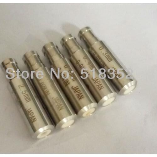 Z140D EDM Pipe Guide d=0.3-3.0mm, Drill Guide - type C, O.D.6x8x30L Ceramic Drill Guide for EDM Drilling Machine