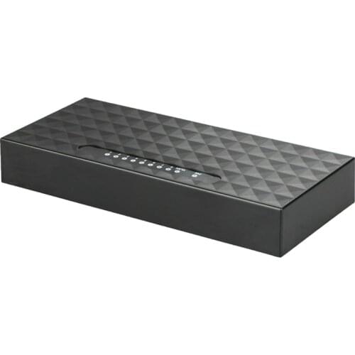 USB Mini Lan Poe Ethernet Network Desktop Switch 8 Port 10 100Mbps Fast Internet Hub