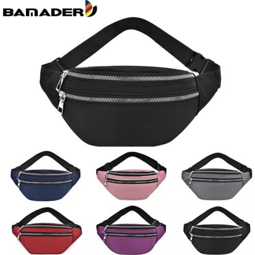 BAMADER Fanny Pack Women Fashion Waist Pack Casual Crossbody Chest Bags Unisex Hip Bum Bag Travel Belt Bag Sport Purse Pocket