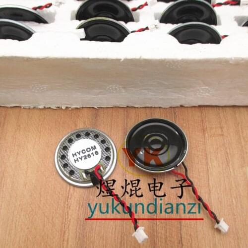 16R 1W waterproof speaker with cable 16 ohm 16Ω speaker waterproof type diameter 26MM height 3.6MM line length 23MM plug 1.25