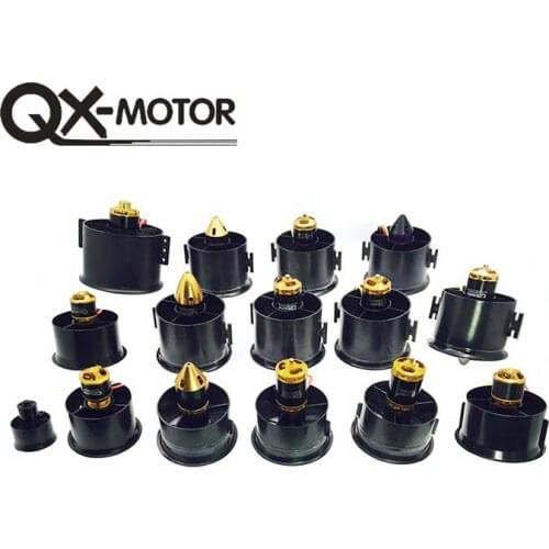 Ducted Airplane Fan with Brushless Motor QX-Motor 30mm /50mm/ 64mm / EDF Kit For UAV RC Airplane