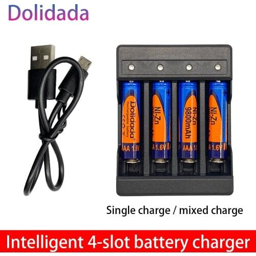 NEW NI-Zn AAA Akku 1.6V 9800mAh Charging is More Stable and Can be Recycled with Charger