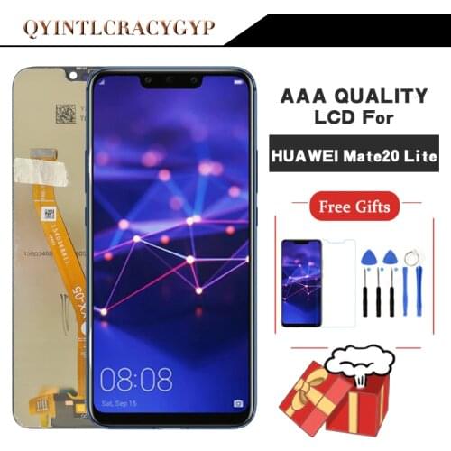 6.3" A++ LCD With Frame For Huawei Mate 20 lite LCD Display Touch Screen Digitizer For HUAWEI Mate 20 Lite LCD Screen SNE-LX2
