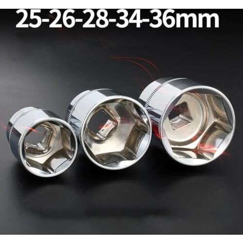 1/2 inch Hex socket head for Electric wrench tool set 8-32mm Socket Adapter For Auto Car Repair Impact Socket Power Tools