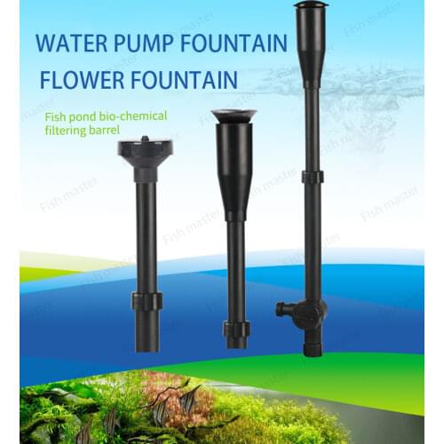 1 Set Spray Heads Water Pump Garden Fountain Pond Multifunction Kit for Waterfalls Water Display S L Size Landscape Aquarium