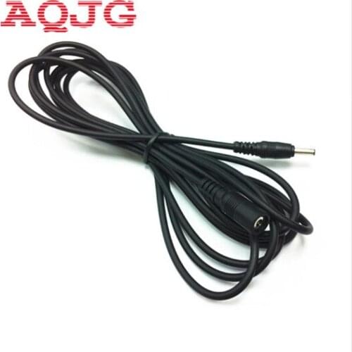 1pcs 3.5*1.35 mm Female jack To 3.5*1.35mm Male Plug Monitor the power extension cord 150cm 3M AQJG