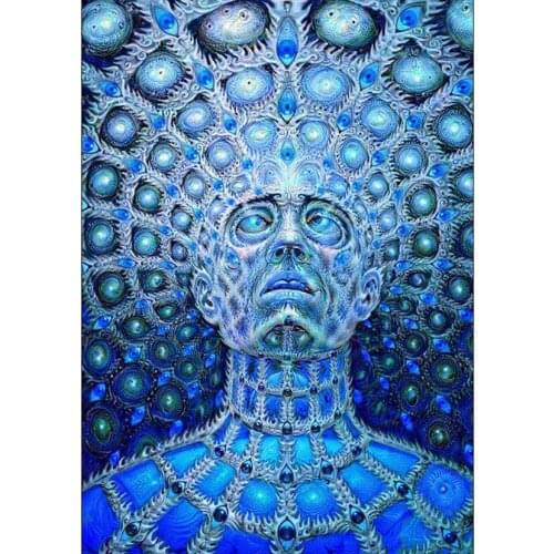 5D Diamond Painting Psychedelic picture Round Diamond Embroidery Cross stitch Art Kits Home decoration Holiday gift FC312