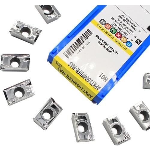 APKT1604 PDFR APKT 1604 MA3 H01 Aluminum cutter blade Insert Cutting Tool turning tool CNC Tools AL +TIN Alloy wood