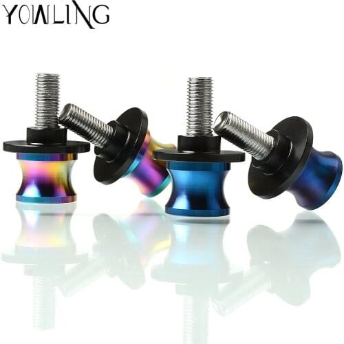 For Honda CBR250R CBR250RR CBR300R CBR400R CBR500R CBR600RR CBR929RR CBR954RR CBR1100RR X-4 Stands Screw Swingarm Spools Slider