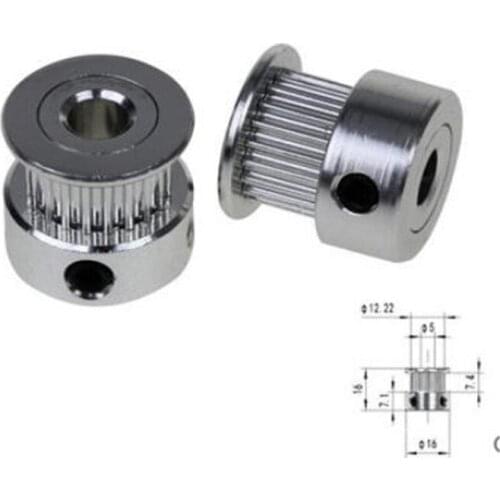 GT2 20teeth 20 teeth Timing Aluminum Pulley Bore 5mm/8mm fit