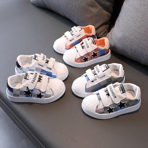 Unisex non-slip shoes for baby girl and boy, breathable, soft, casual sneakers for sport, size 21 - 30, spring autumn collection