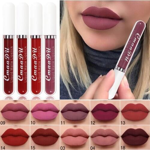 Matte Velvet Lip Glaze Waterproof Lasting Moisturizing And Not Easy To Fade Lip Gloss Lipstick Lips Makeup Cosmetics