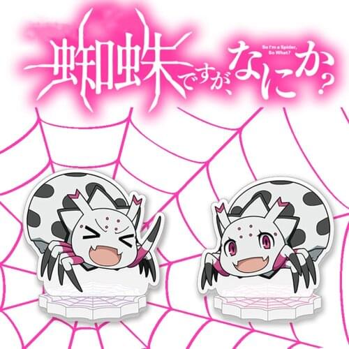 Cute Kawaii So I'm a Spider So What Kumoko Anime Acrylic Desk Stand Action Figure Toys