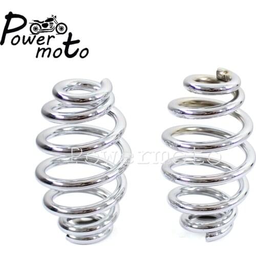 Motorcycle 3" Coiled Solo Barrel Seat Spring for Harley Bobber Chopper Softail Custom Cafe Racer Solo Seat Spring