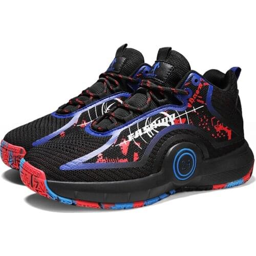 2021 Shoes Basketball Men Breathable High Top Sneakers Size 12 Mens Basketball Shoes Outdoor Sport Non-slip Unisex Walking Shoes