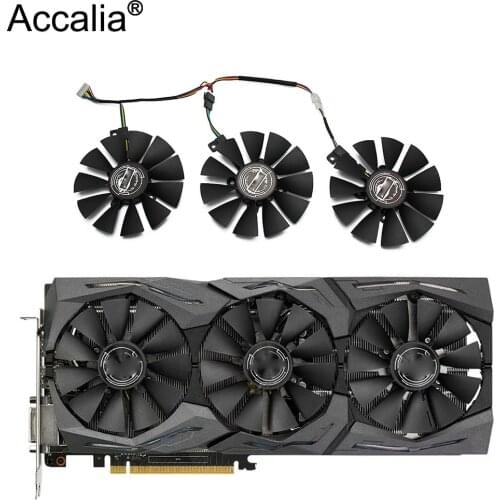 New 87MM PLD09210S12M PLD09210S12HH Cooling Fan Replace For ASUS Strix GTX 1060 OC 1070 1080 GTX 1080Ti RX 480 Graphics Card Fan