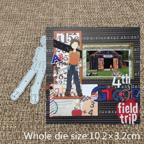 New Design Craft Metal Cutting Dies cut die lovely T-shirt jeans boy Scrapbooking Album Paper DIY Card Craft Embossing Die Cuts